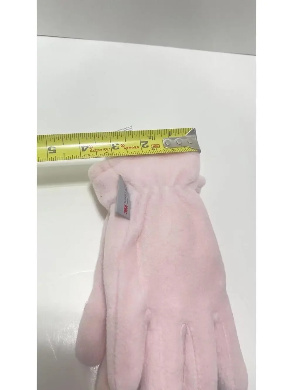 Women's Touch Screen Compatible Gloves, Pink Winter Gloves, Size Large New